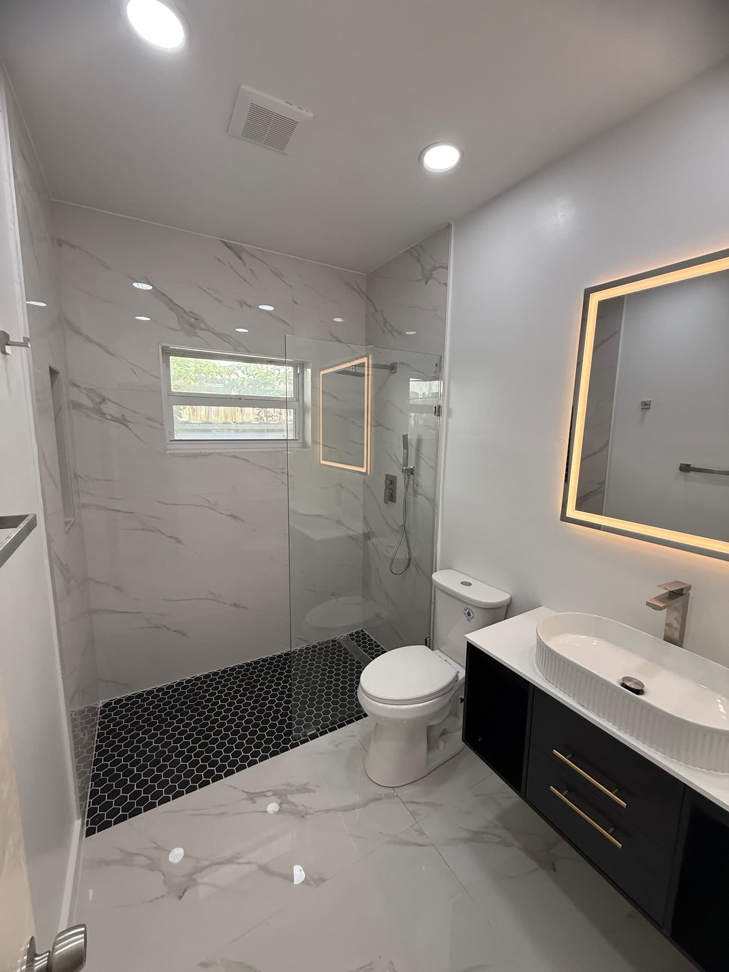 Full Spa Bath Transformation, after, Glenvar Heights, Miami-Dade